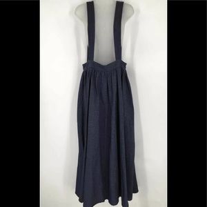 AnnaH Hariri Denim Overall Maxi Dress